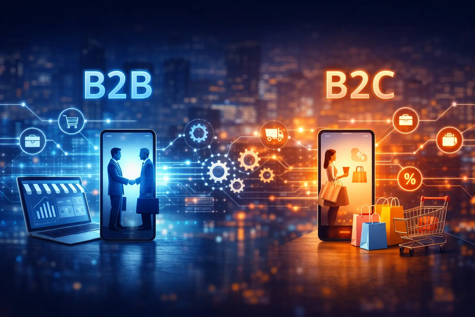 B2B and B2C solutions